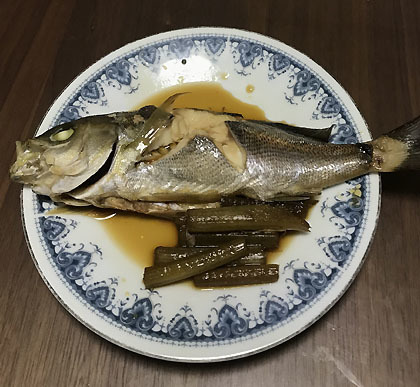 伊佐木の煮付け 釣りバカ男の手料理