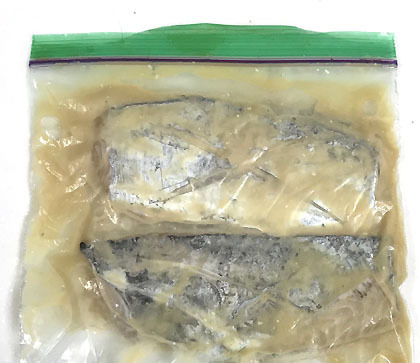 タチウオの西京焼き 釣りバカ男の手料理