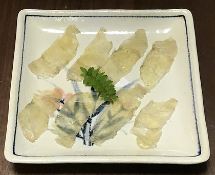 ヒラメの昆布締め 釣りバカ男の手料理