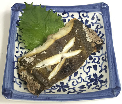 鮃の塩焼き 釣りバカ男の手料理