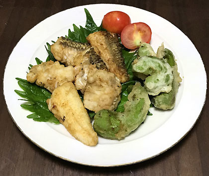 エソ料理 釣りバカ男の手料理