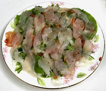 鮍 カワハギ 釣りバカ男の手料理